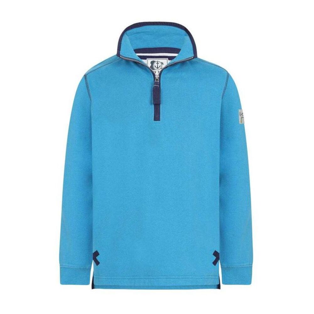 Lazy Jacks Womens/Ladies Quarter Zip Sweatshirt / Turquoise